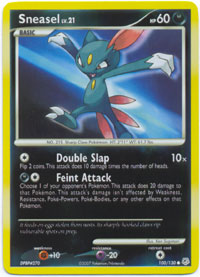 Sneasel - 100/130 - Common - Reverse Holo